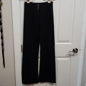 Carushka low waist zip front yoga pant BLK size M